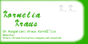 kornelia kraus business card